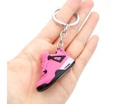 3D Mini 3D Sports Shoes Keychain Basketball Shoes Keychain Finger Skateboard Accessories Men's and Women's Trendy Pendant