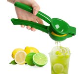 Exprimidor Limon Manual, Exprimidor para Cítricos, Acero Inoxidable Prensa de Cítricos para Hacer Zumo, Exprimidor Limon Naranjas Manual de 7cm de Diámetro para Cocina, Restaurante (Amarillo)