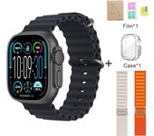 2025 New HK9 Ultra 2 MAX Smartwatch Bluetooth Call Heart Rate Detection Sports Mode Flashlight 1GB Memory AMOLED Compatible with Android IOS Smartwatch