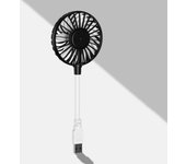 Portable USB Desk Brushless Motor 360° Rotation Pocket Mini Cool Fan Flexible Neck for Laptop or PC Versatile
