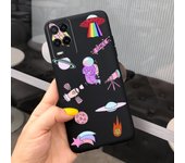 For OPPO A54 2021 Case CPH2239 OPPOA54 Cover Stylish Painted Phone Back Funda For OPPO A54 5G CPH2195 A 54 Shockproof Soft Coque