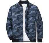 MAGCOMSEN Bomber Jacket for Men Casual Sportswear Lightweight Windbreaker Baseball Jacket with Zipper Pockets