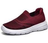 Atos informales transpirables adecuados para hombres y mujeres de mediana edad, calzado deportivo para caminar, novedad de verano
