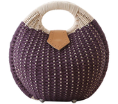 Holiday Shell Handbags Personality Cute Rattan Bag Casual Small Round Tote Woven Female Fashion Beach Bag
