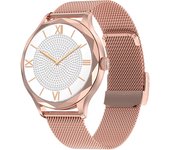 2024 Smart Watch for Women, Fitness Tracker, Health Monitor for Heart Rate, Blood Oxygen and Sleep, 1.19'' AMOLED Screen Fitness Smart Watch for Android iPhone iOS, Steel and Silicone Double Straps