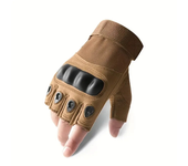 Guantes tácticos sin dedos para hombre, ideales para deportes al aire libre, tiro, caza, Airsoft y ciclismo, 1 par