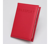 Leather Passport Holder ID Cover Travel Accessories for Women Men Portable Bank Card Passport Business PU Leather Wallet Case