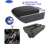 Car Spare Parts 307, Armrest case Peugeot 307 CC, Cabriolet exhaust case, Dedicated interior retrofit accessories for car
