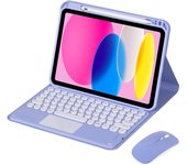 For iPad 10.2 7th/8th/9th Generation 10.2 inch,iPad Air 3 2019/iPad Pro 10.5 2017 Keyboard Case Touchpad Español Teclado