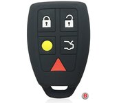 Car Key Cover Case Shell for Volvo S60 S40 XC90 C30 C70 D5 V50 Auto Accessories 5 Button Protective Key Holder Skin