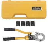 TH 8 Ton Hydraulic Pipe Crimping Pliers 360° swivel head Crimping Tool Connecting For 16-32mm Pipe + 4 Dies
