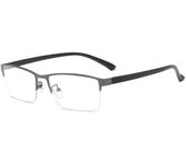 Semi-Rimless Steampunk Shortsighted Prescription Glasses Women Men Anti Blue Rays Computer Mya Spectacles 0 -0.5 -0.75 To -6