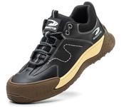 Nuevo Modelo 2025Zapatos De Trabajo Con Punta Compuesta Para Hombre, Zapatillas De Seguridad De Cuero Indestructibles, Antigolpes, Antipinchazos, Aislamiento, 6KV