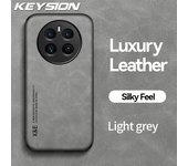 KEYSION Luxury Retro Leather Case for Realme 12 Pro+ 5G Soft Silicone+PC Shockproof Phone Back Cover for OPPO Realme 12+ 5G
