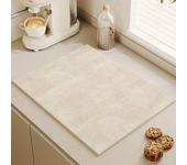 Estera de secado de vajilla, almohadilla de drenaje suave, antideslizante, súper absorbente, resistente al desgaste, tapete para máquina de café, mesa de cocina, decoración de patio