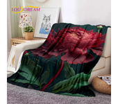 Dream Sun Flowers Nordic Daisy Soft Flannel Blanket for Bed Bedroom Sofa Picnic,Throw Blanket for Cover Outdoor Leisure Nap Gift