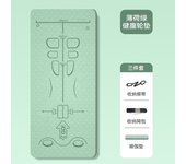Estera de fitness especial para rueda abdominal, estera de rodillas de rebote automático, estera de yoga, estera de piso de soporte de placa plana engrosada, estera antideslizante de tpe