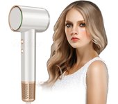 Secador de pelo de bajo ruido Secador de pelo de secado rápido de alta potencia para el hogar Secador de pelo de alta velocidad de iones negativos