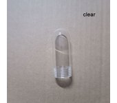 Tubular G9 Clear Glass Cover Threaded Neck Lamp Shade Replacement Sturdy Glass Protectant Tube Frost Cover for G9 Bulb