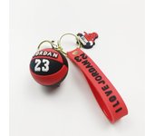 Basketball Keychain Realistic 3D Basketball Keychain Couple Car Pendant Backpack Decoration