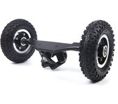 New 8" Off-Road Electric Skateboard 2 Wheel Drive Electric Longboard Aluminum Alloy with Matte Black 8 inch Wheel with Pulley