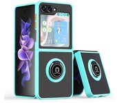 For Samsung Galaxy Z Flip 6 5 4 3 Carcasa De Soporte De Anillo De Tapa Protectora Mate A Prueba De Golpes Capa