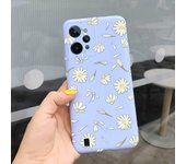For Oppo Realme C31 Case RMX3501 Soft Liquid Silicone Daisy Beauty Flowers Back Cover For Realme C31 C 31 RealmeC31 Coque Funda