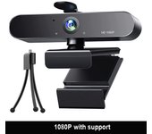 K12 1080P Webcam Full HD Computer PC WebCamera with Microphone Rotatable Cameras for Live BroadcastVideo Calling Conference Work