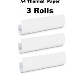 Papel térmico A4Papel de impresión térmica de 210 * 30 mm para rollo de papel de impresora inalámbrica Bluetooth A40 / X8 A4