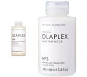 Olaplex 3 Perfector Repairing Treatment for Dry Damaged Hair, Repairs Strengthens + No. 4 Bond Maintenance Shampoo Repairs,