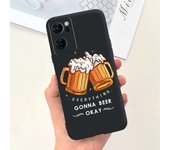 For Oppo Find X5 Lite / Find X5 Pro Phone Case Soft Matte Liquid Silicone Cute Animals Painting Bumper On FindX5 Lite x5Pro Capa