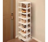 Removable Vertical Shoe Rack Stackable Saving Space Shoes Storage Organizer Anti-drop Large Capacity Layered Shoe Cabinets