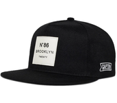 Sombrero de béisbol de BROOKLYN para hombre y mujer, gorra ajustable de algodón, Snapback, etiqueta de cuero, N86, Hip Hop, para