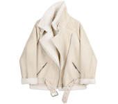Women's winter coats, thick faux fur, sheepskin, fur jackets, bomber coats