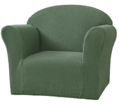 Funda de sofá de tamaño Mini, funda de sofá suave de 1 asiento, funda de sofá elástica de Color sólido, funda de sofá de tamaño Mini para silla de niños