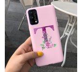 Lovely Alphabet Case For Oppo Realme X7 Pro 5G RealmeX7 Phone Case Silicone Soft Back Cover For Realme X7 X 7 Pro Coque Funda