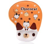 Cute Cow Cat Game Mouse Pad 3D Wrist Support Mousepad Ergonomic Thicken Mice Mat Wrist Mouse Pad Optical Trackball Mat Mice Pad