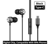6U HIFI Heavy Bass Earphone 3.5MM AUX/Type-C  Digital Chip 7.1 Surround Stereo Wired Headset With Mic Earbud For Samsung Android