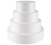 4 Pack Foam Cake Dummy for Decorating and Wedding Display,Sculpture,Modeling DIY Arts,Kids Class,Floral