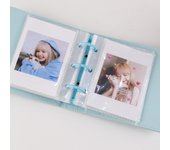 40 Pockets Leather Cover Photo Album 3inch Mini Binder Album Star Storage Book for Fujifilm Instax Mini 11/9/8/70/7s/50s/90