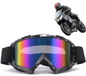 Gafas Snowboard Espejo, Gafas Esqui Mujer&Hombre, Gafas de Protección Uv Antivaho Rellenas de Espuma para Deportes Al Aire Libre