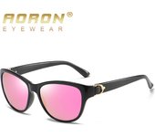 Gafas de sol polarizadas vintage para mujer, elegantes gafas de sol estilo ojo de gato.