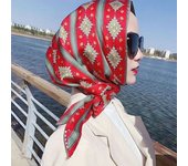 Simulation Silk Muslim Turban Fashion Sun-Resistant Soft Hijab Cap Breathable Headscarf Women
