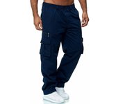 Pantalones cargo para hombre, Pantalón recto informal, otoño