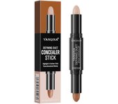 2 en1 Contour Foundation Stick Lápiz de contorno de doble cabeza  Resaltadores Lápiz de contorno de sombras