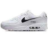 Leten Air Max 90 Lions Blue Retro Fashion Comfort Shock Absorber Low-top Casual Running Shoes Sneakers White-blue-gray Work shoes