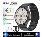 2025 GPS Track Smart Watch 6 Reloj Inteligente Hombre 1,39 Inchs Pantalla Táctil Complete 360*360 HD AMOLED Siempre Muestra , Reloj De Temperatura Corporal, Reloj De Azúcar En Sangre,Bluetooth Llama Smartwatch Hombres, IP68 Impermeable Reloj De Mujer
