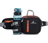 Bolsa de senderismo al aire libre, riñonera para maratón, gimnasio, deporte, bolsa para botella de agua, riñonera para hombre y mujer, bolsillo para teléfono para montar en bicicleta