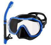 Gafas de buceo profesionales, con tubo de respiración, visión panorámica antivaho de 180°, para nadar y actividades subacuáticas