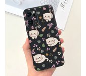 For Oppo Find X5 Lite / Find X5 Pro Phone Case Soft Matte Liquid Silicone Cute Animals Painting Bumper On FindX5 Lite x5Pro Capa
